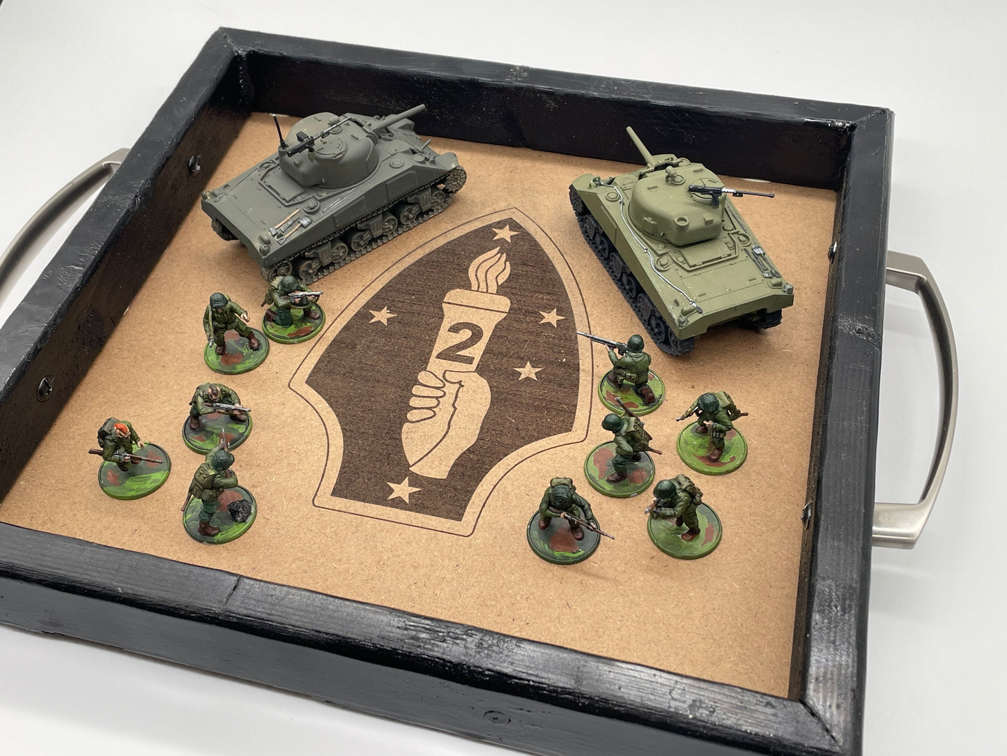 Tournament Tray - 2nd Marine Division - FREE SHIPPING