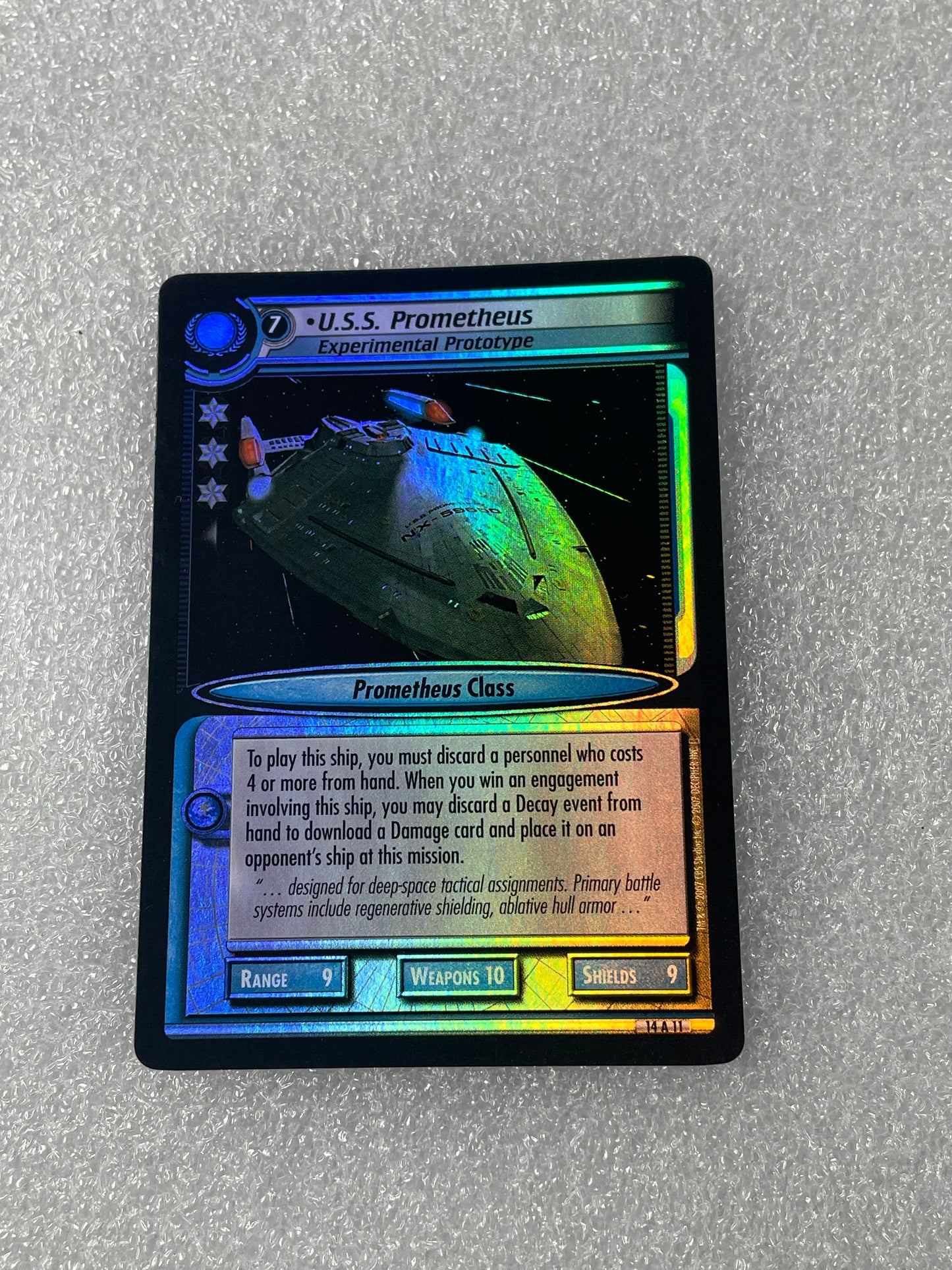 STCCG 2E - U.S.S. Prometheus, Experimental Prototype - Archive Foil —FREE SHIPPING