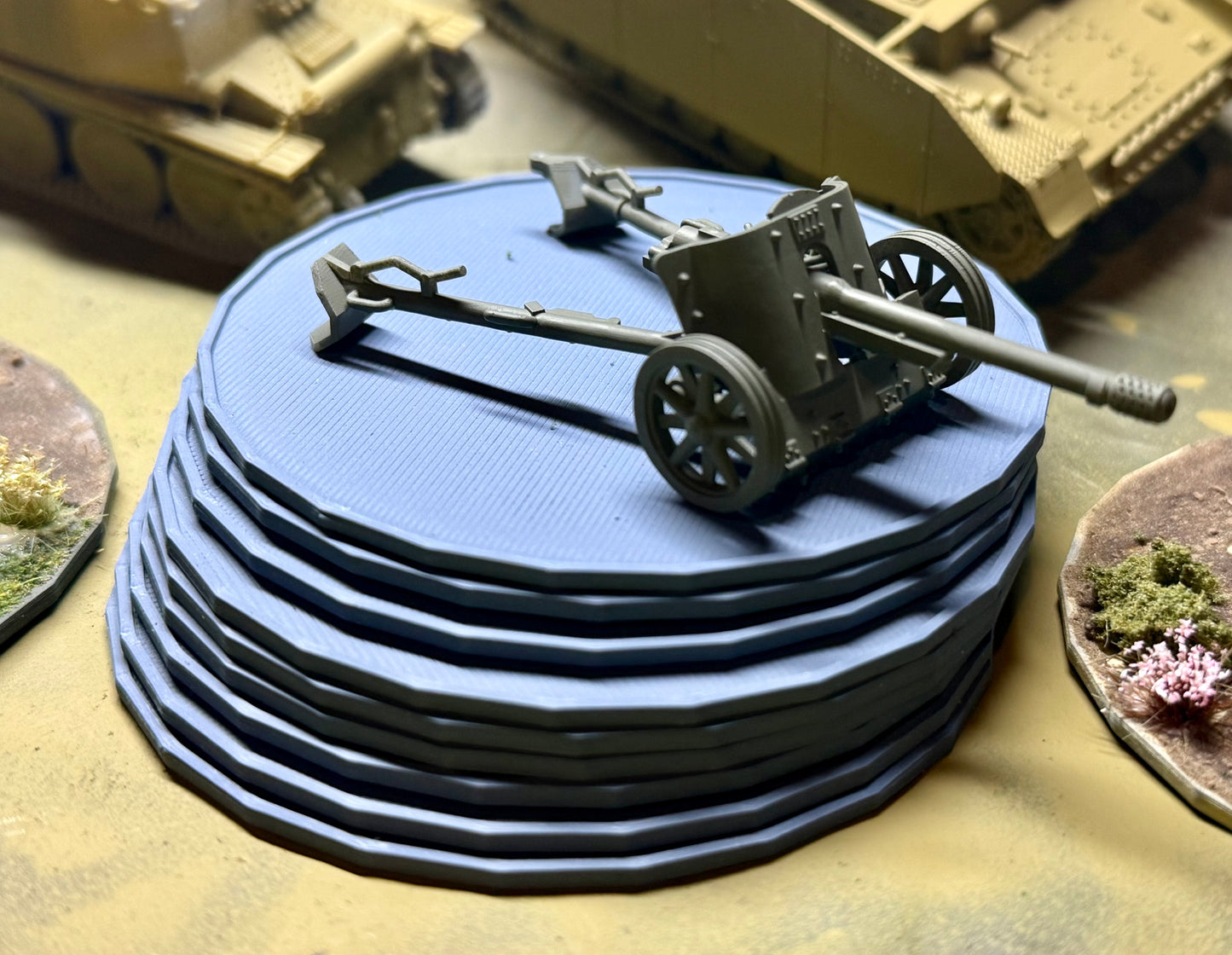 Large Base 3 1/8th in. - Artillery (2pk)