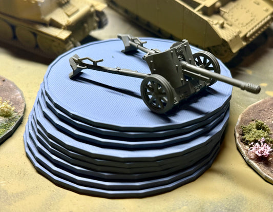 Large Base 3 1/8th in. - Artillery (2pk)