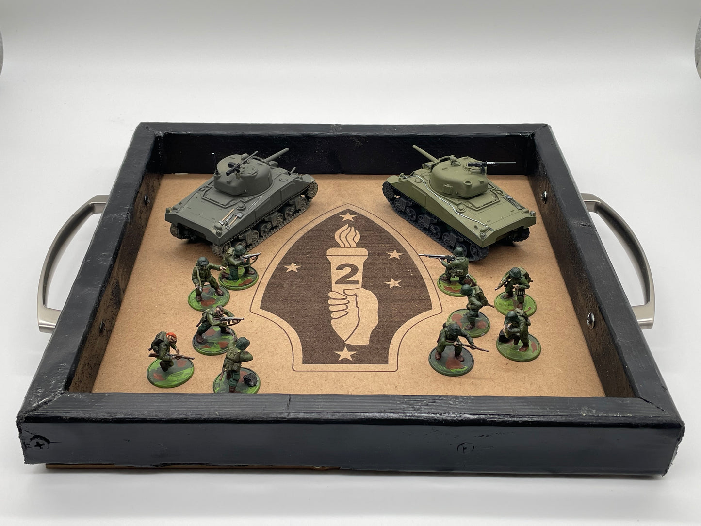 Tournament Tray - 2nd Marine Division - FREE SHIPPING