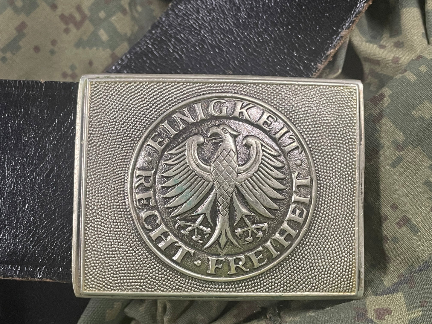 German Bundeswehr Leather Belt