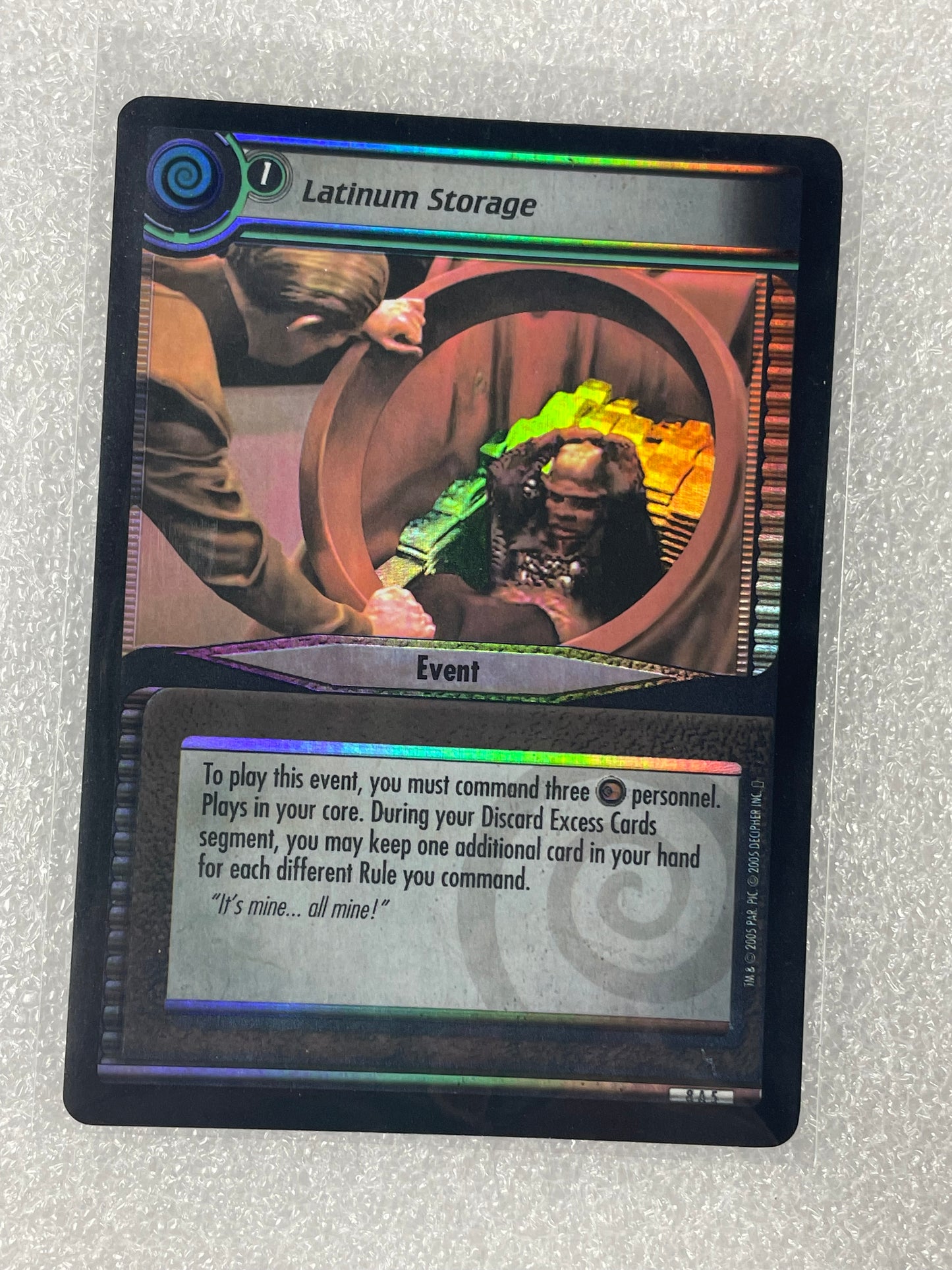 STCCG 2E - Latinum Storage - Archive Foil