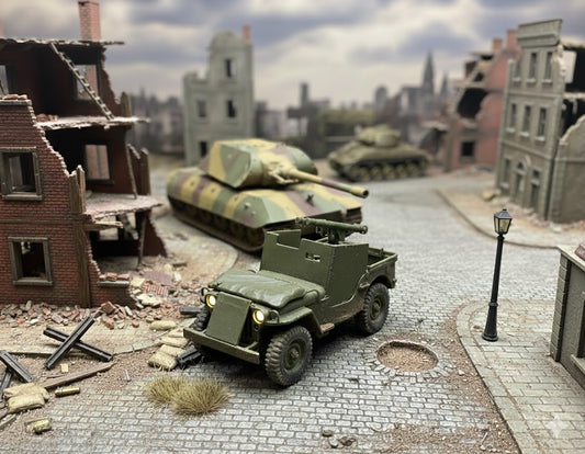 Armored Jeep with Dual Bazookas