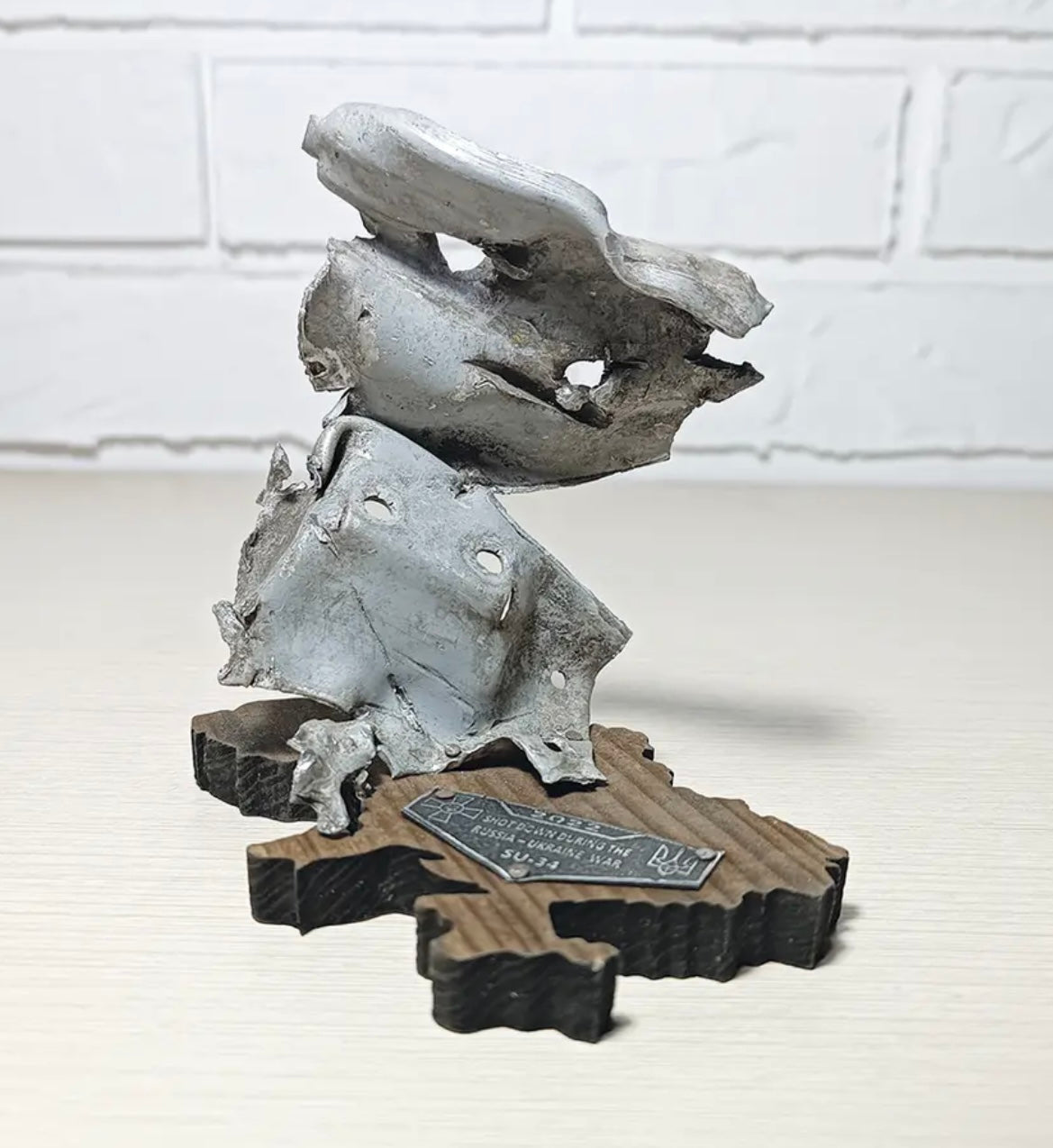 SU-34 Flanker Desktop Trophy