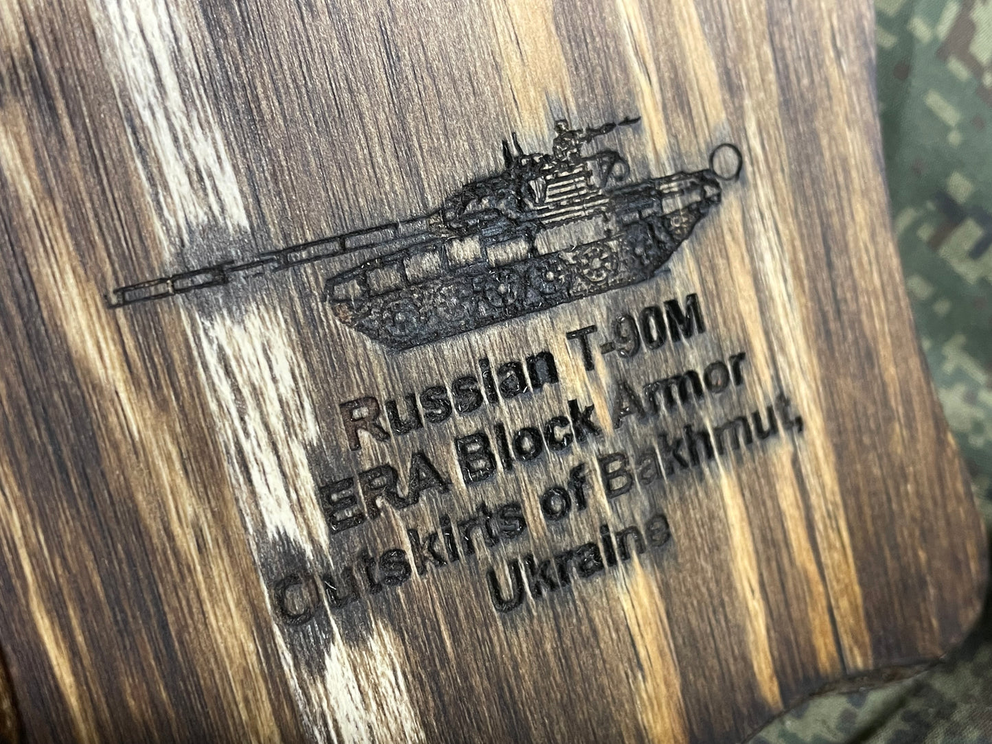 T-90M ERA Block Armor Plaque - Bakhmut - SALE