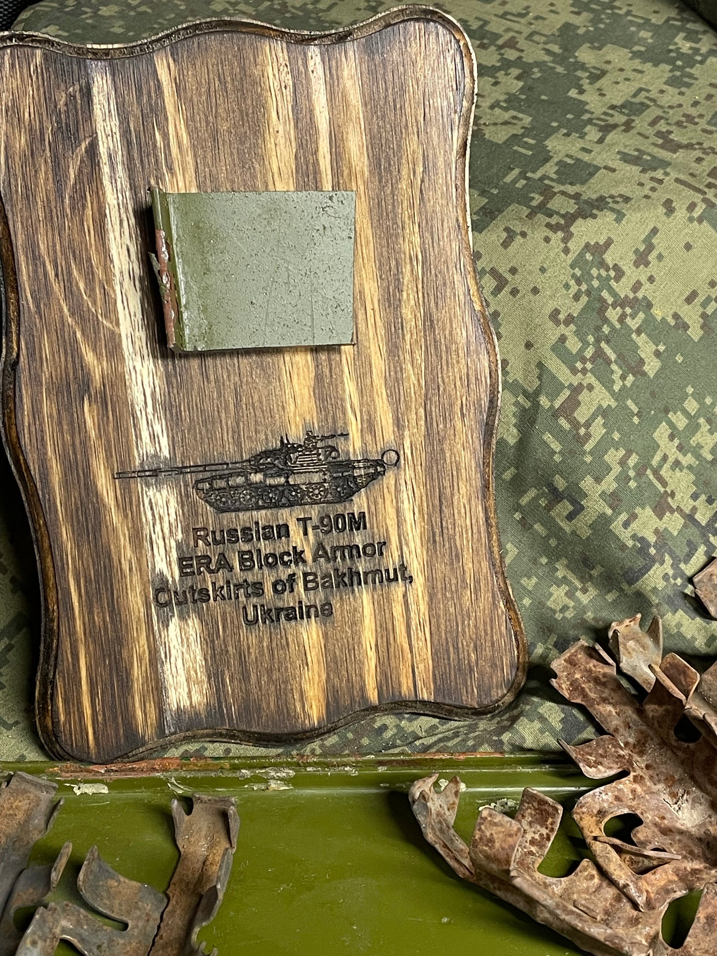 T-90M ERA Block Armor Plaque - Bakhmut - SALE