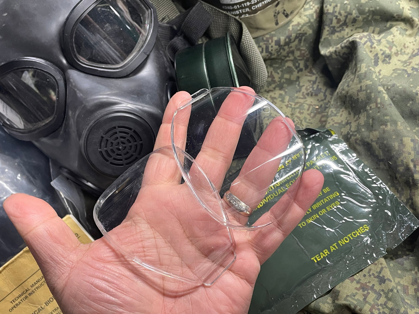 M45 Landwarrior Gas Mask Package Complete