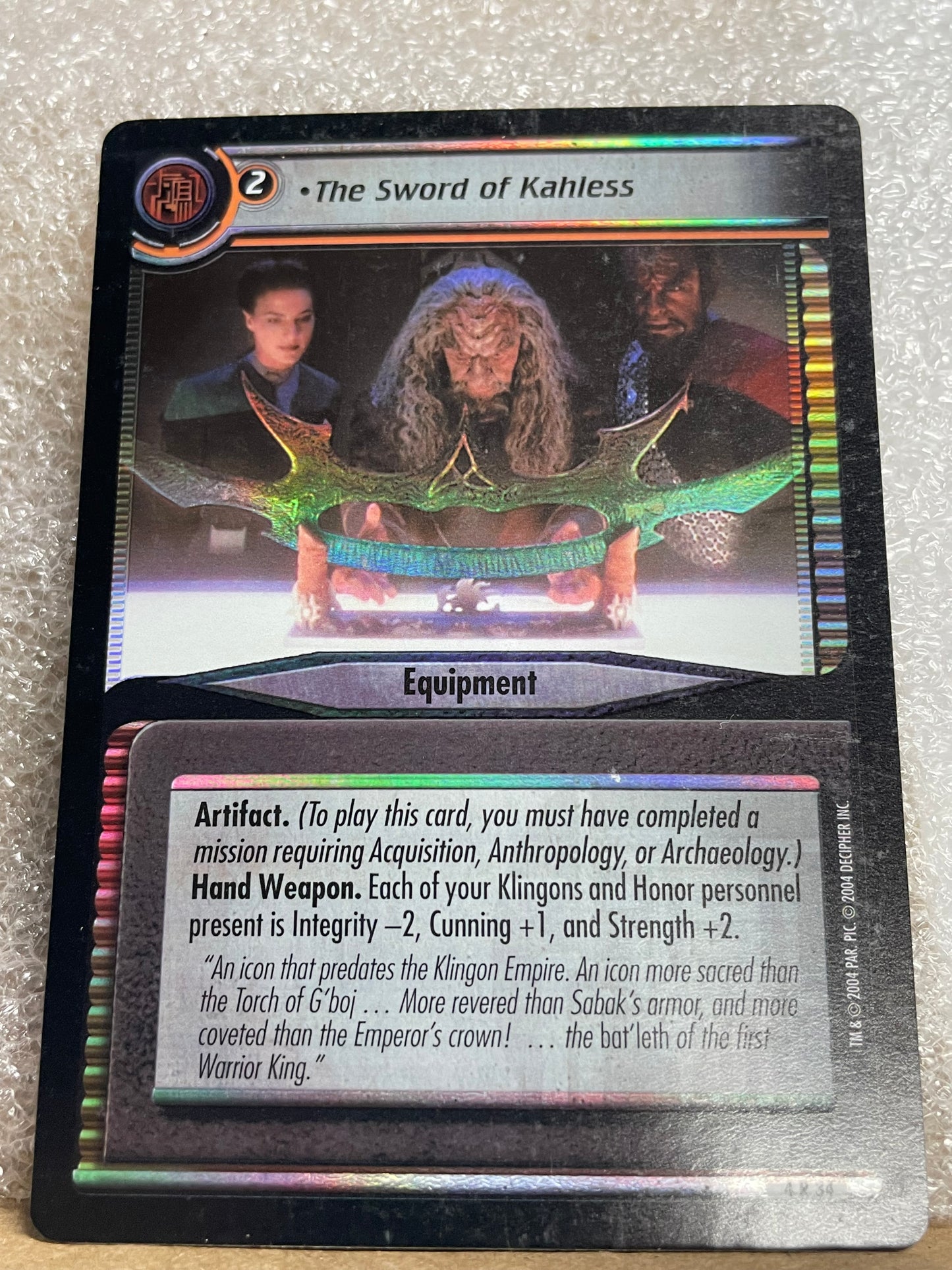 STCCG 2E Reflections 2.0 The Sword of Kahless