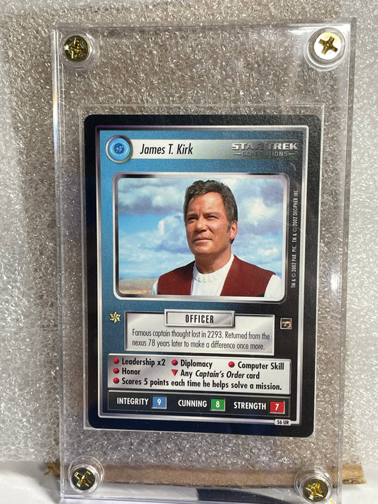 STCCG 1E - James T. Kirk —FREE SHIPPING