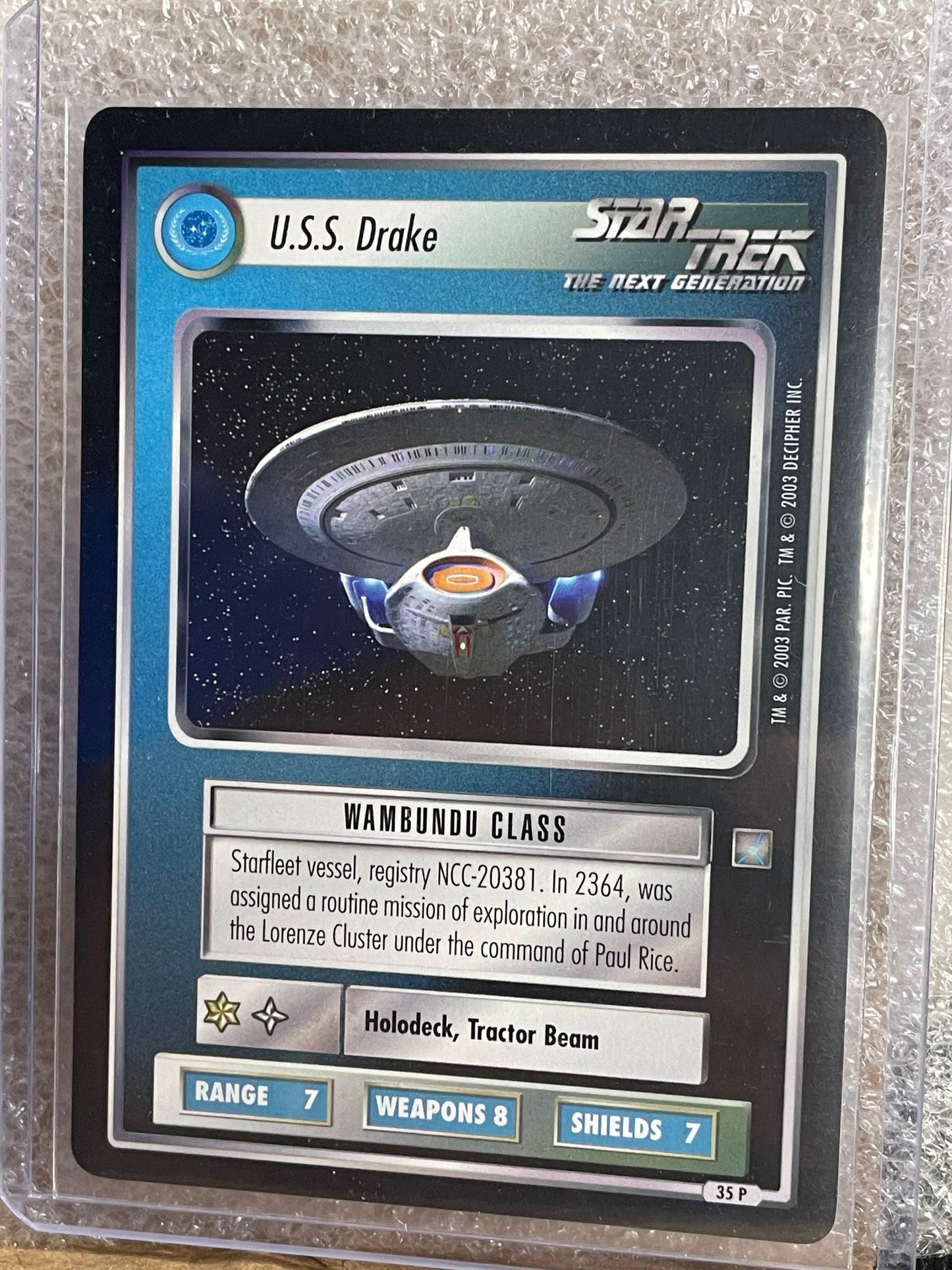 STCCG 1E - AGT - USS Drake