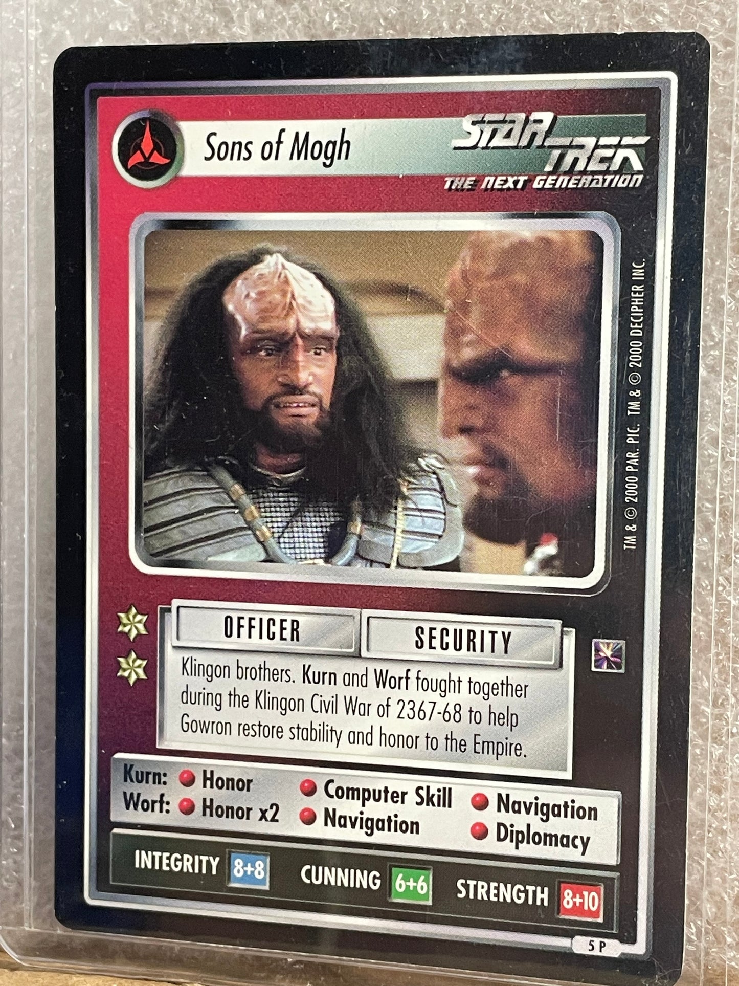 STCCG 1E - Sons of Mogh