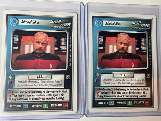 STCCG 1E - WB Preview - Admiral Riker