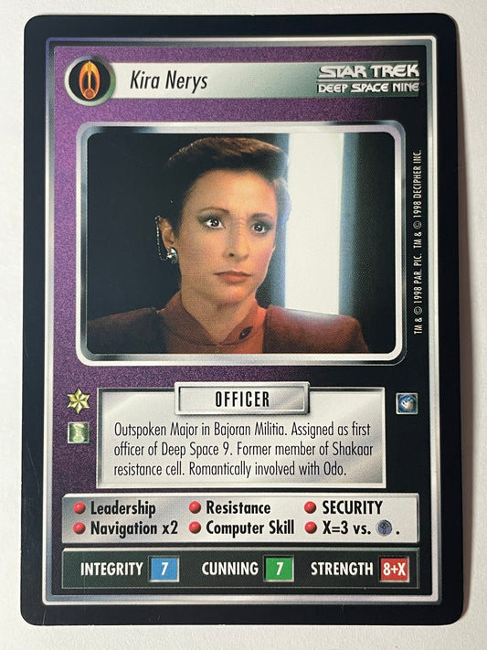 STCCG 1E - Kira Nerys