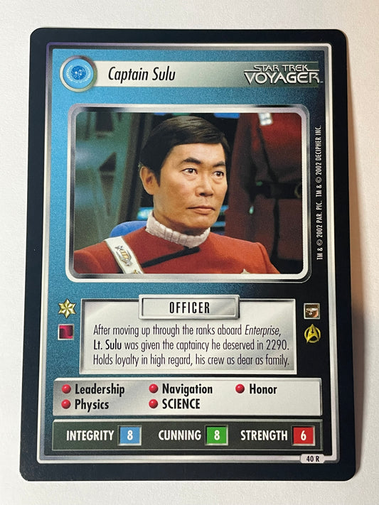 STCCG 1E - TMP - Captain Sulu