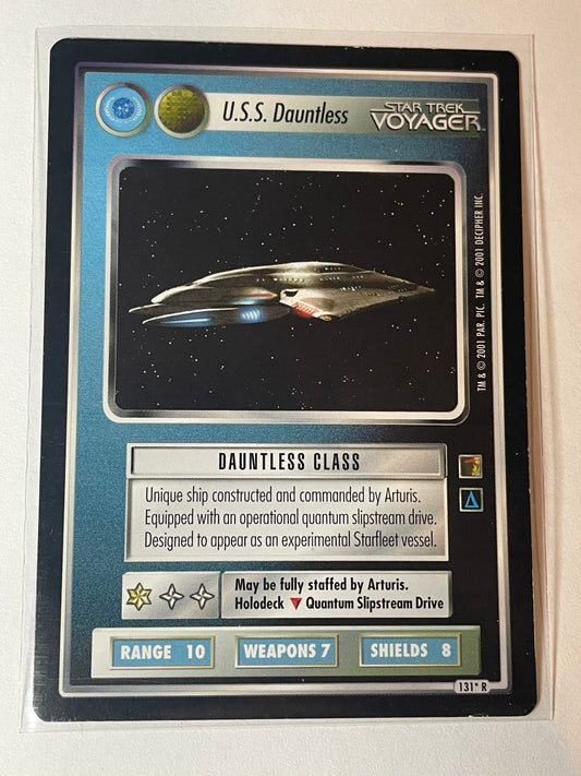 STCCG 1E - The Borg - USS Dauntless [FED]