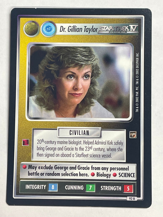 STCCG 1E - TMP - Dr. Gillian Taylor (NA)