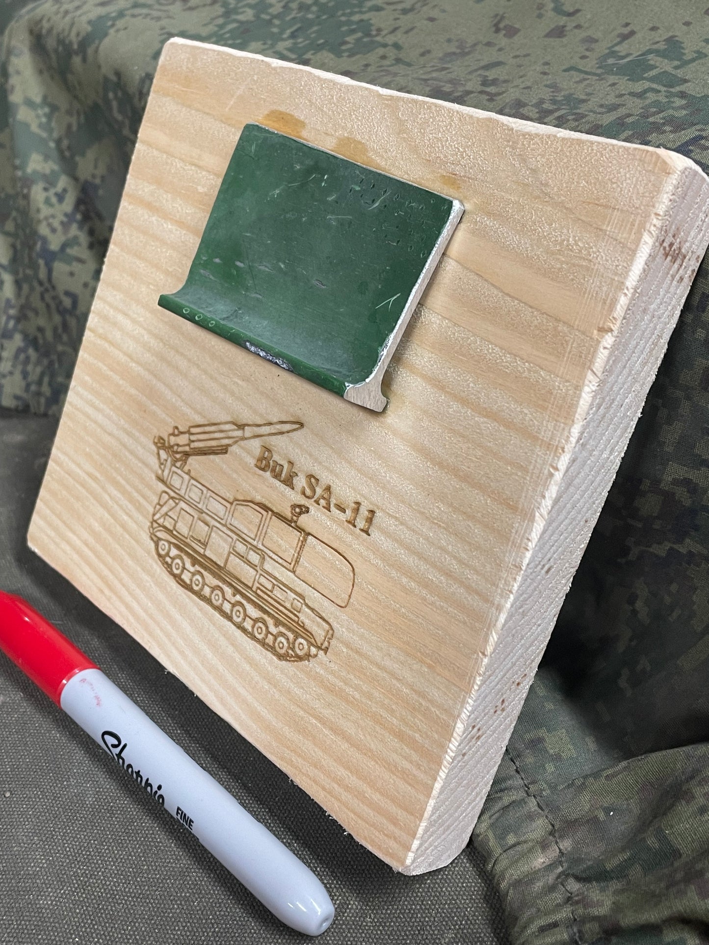 Buk SAM Missile Plaque #10