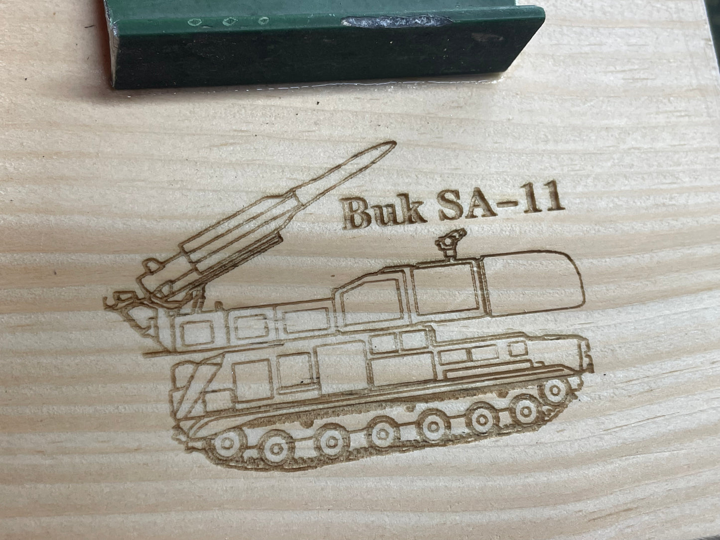 Buk SAM Missile Plaque #10