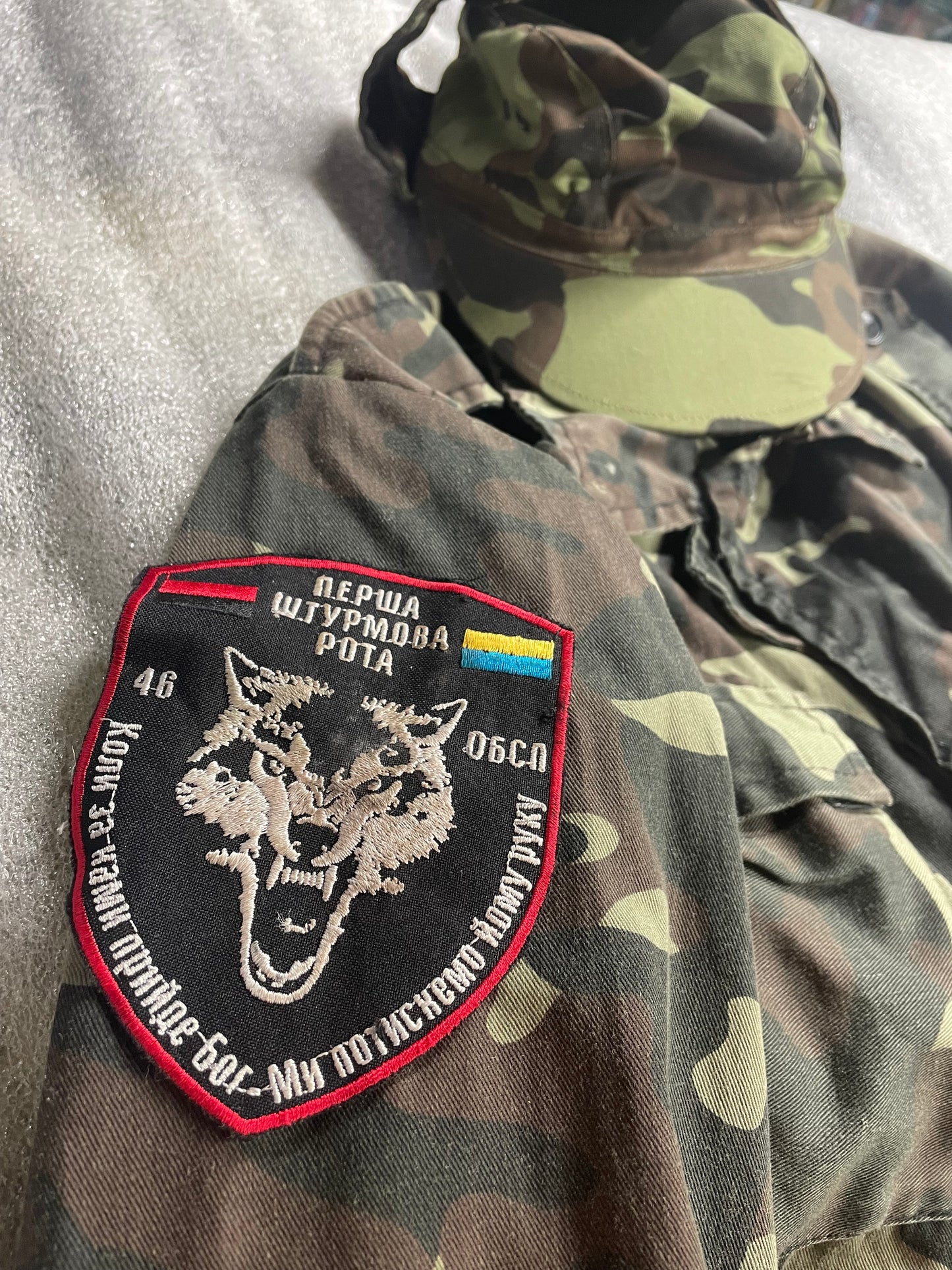 Donbas Battalion Veteran Top + Cap w/patches —FREE SHIPPING