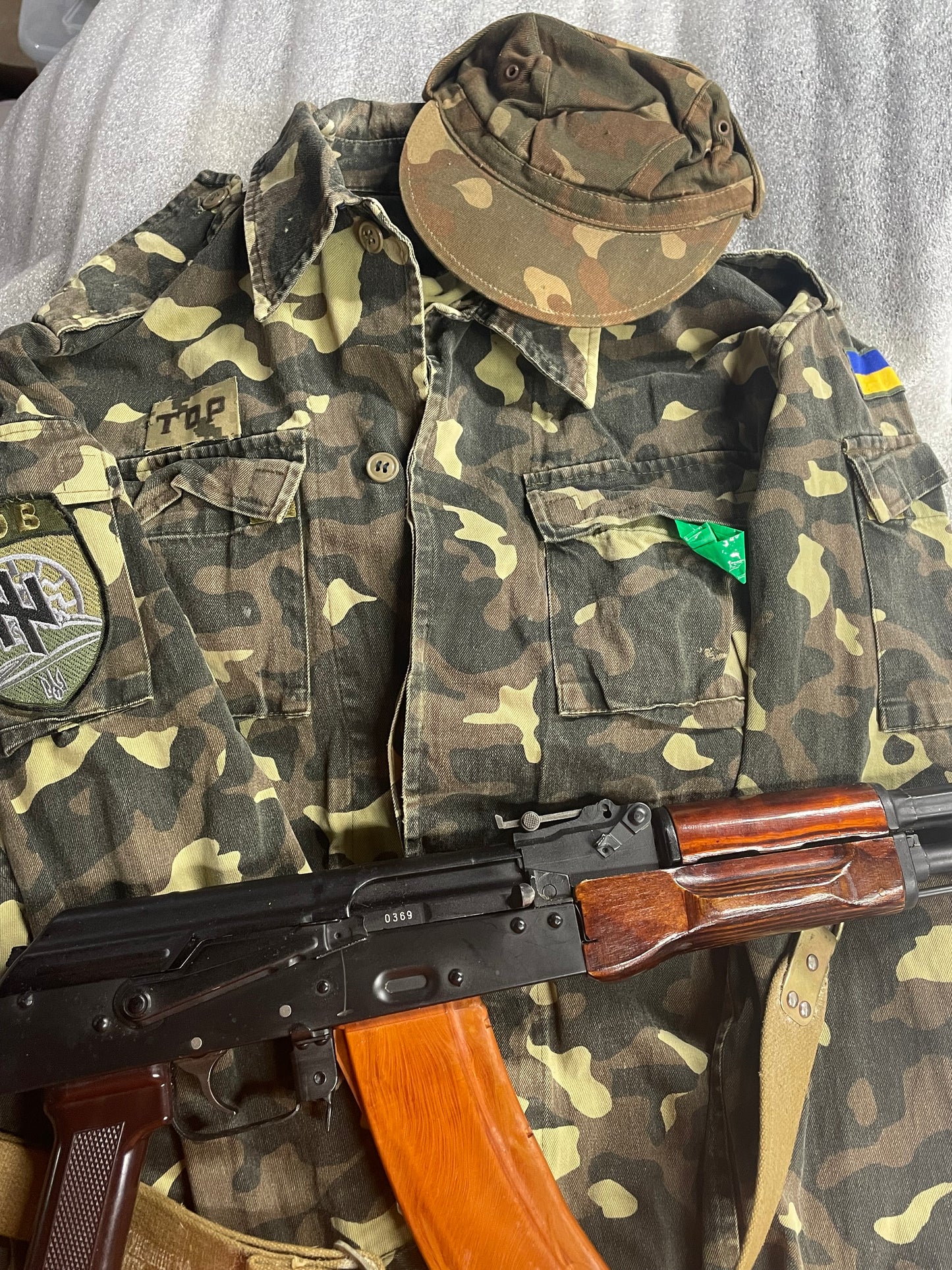 Azov Battalion Veteran Top + Cap w/patches