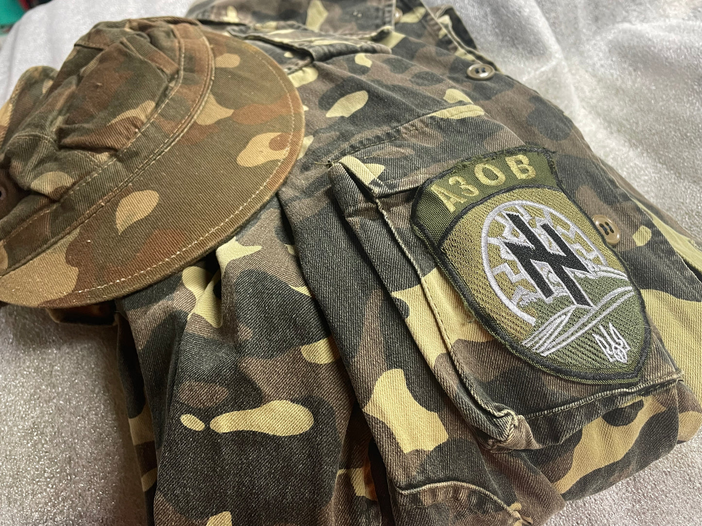 Azov Battalion Veteran Top + Cap w/patches