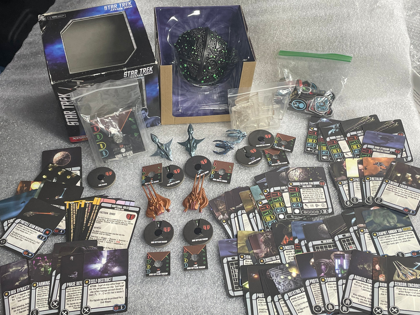 Star Trek Attack Wing - Xindi Weapon Zero plus FLEET