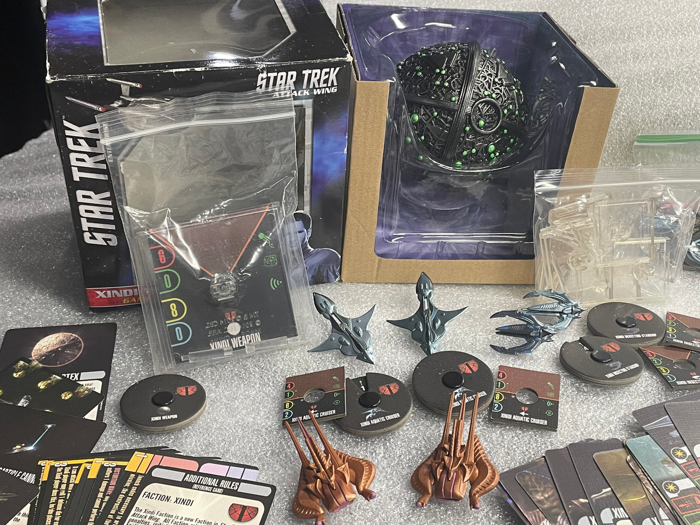 Star Trek Attack Wing - Xindi Weapon Zero plus FLEET