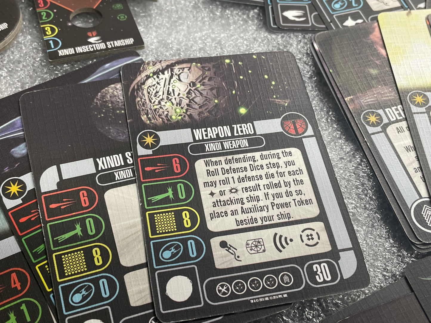 Star Trek Attack Wing - Xindi Weapon Zero plus FLEET