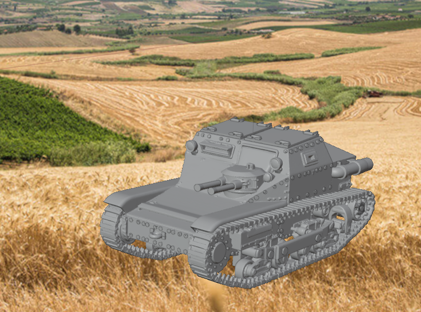 L3 Tankette - MG and Solothurn AT