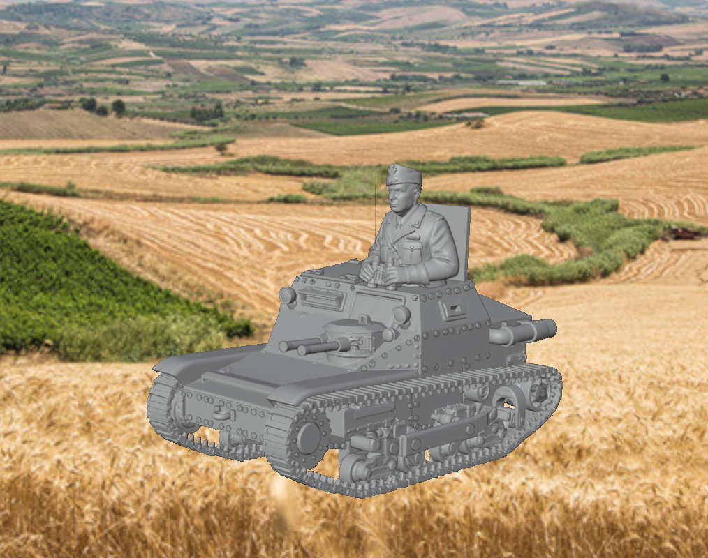 L3 Tankette - MG and Solothurn AT