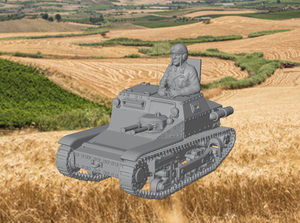 L3 Tankette - MG and Solothurn AT
