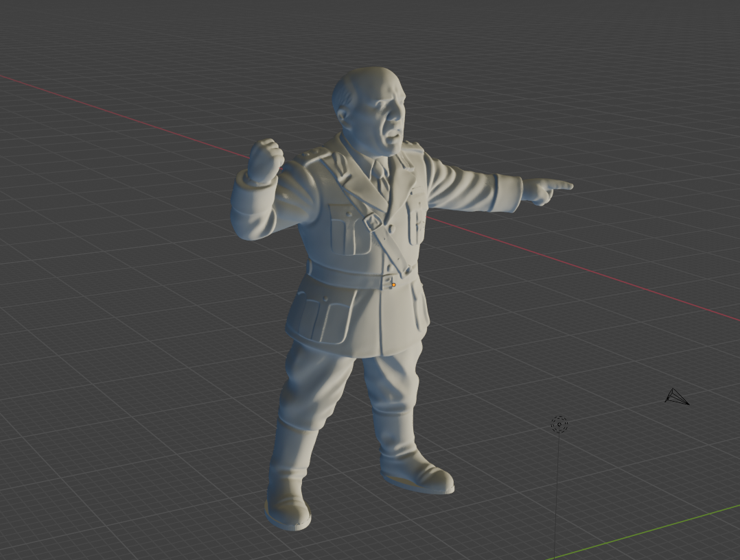 Mussolini - Pointing